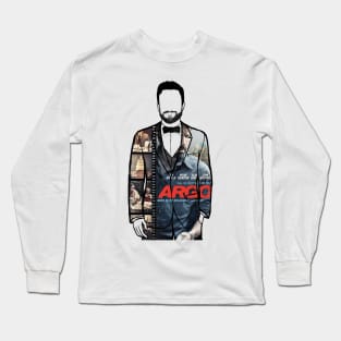 A portrait of Ben Affleck director of Argo (poster 2) Long Sleeve T-Shirt